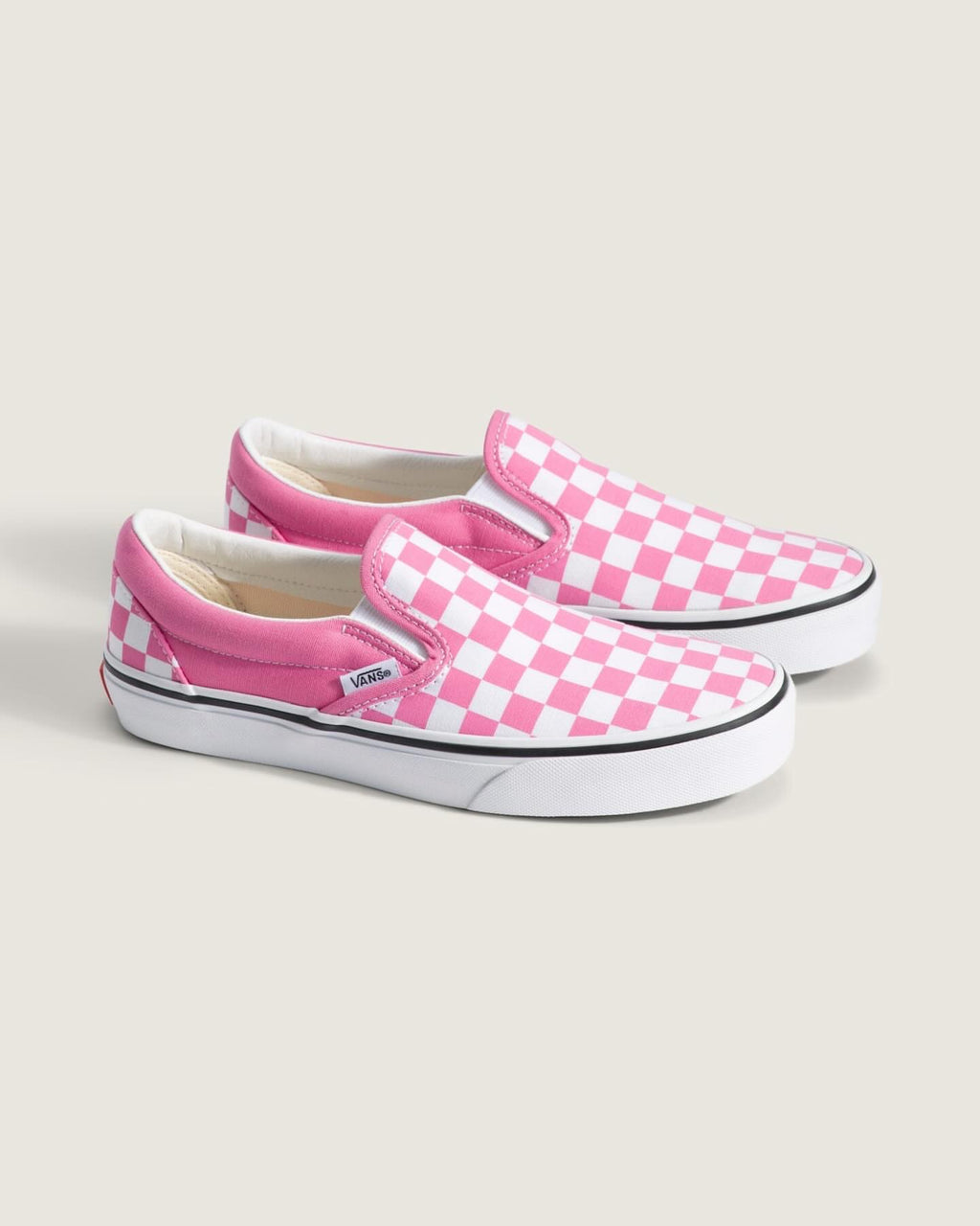 Vans Checkerboard Classic Pink Slip-on
