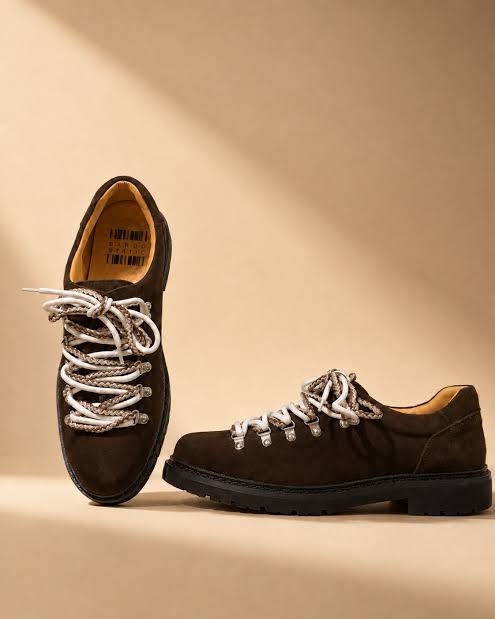 Circle Cage Mountain Derby Shoes Mocha Ridge