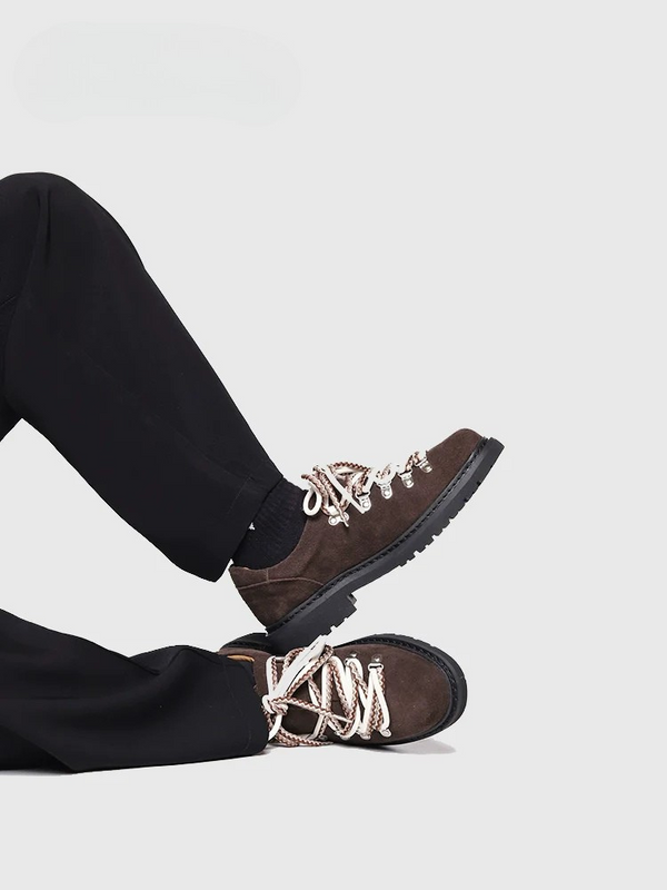 Circle Cage Mountain Derby Shoes Mocha Ridge